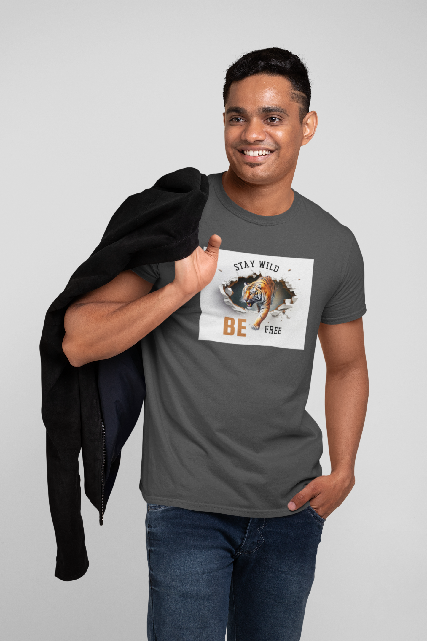 Stay Wild Be Free - Comfortable Cotton T-shirt for a Casual and Stylish Look