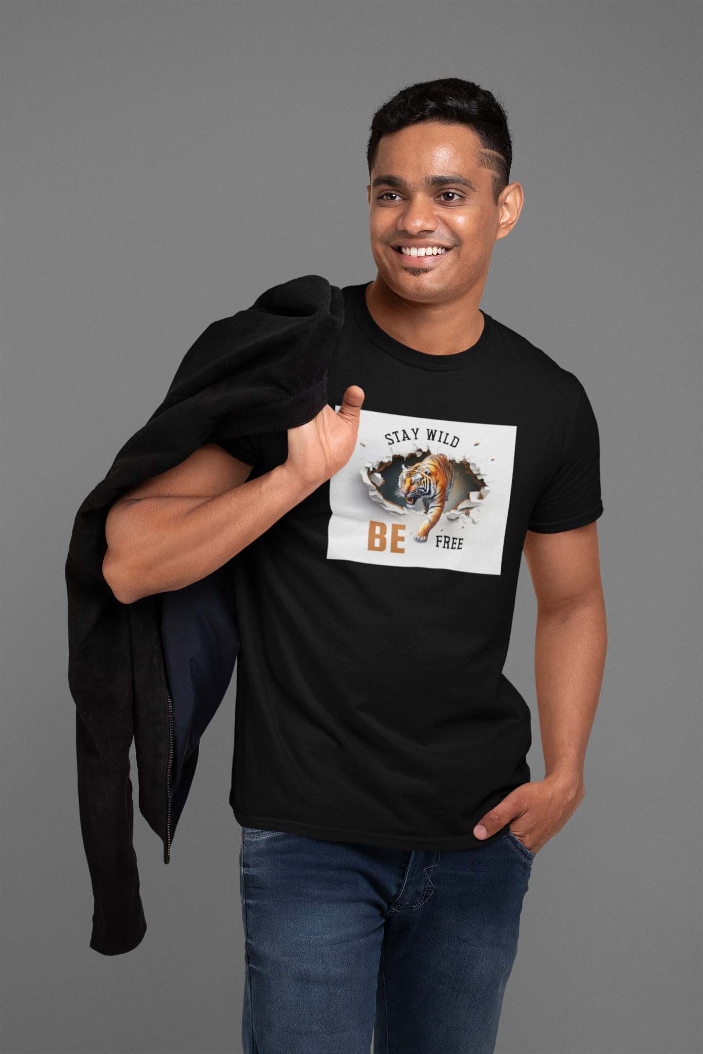 Stay Wild Be Free - Comfortable Cotton T-shirt for a Casual and Stylish Look